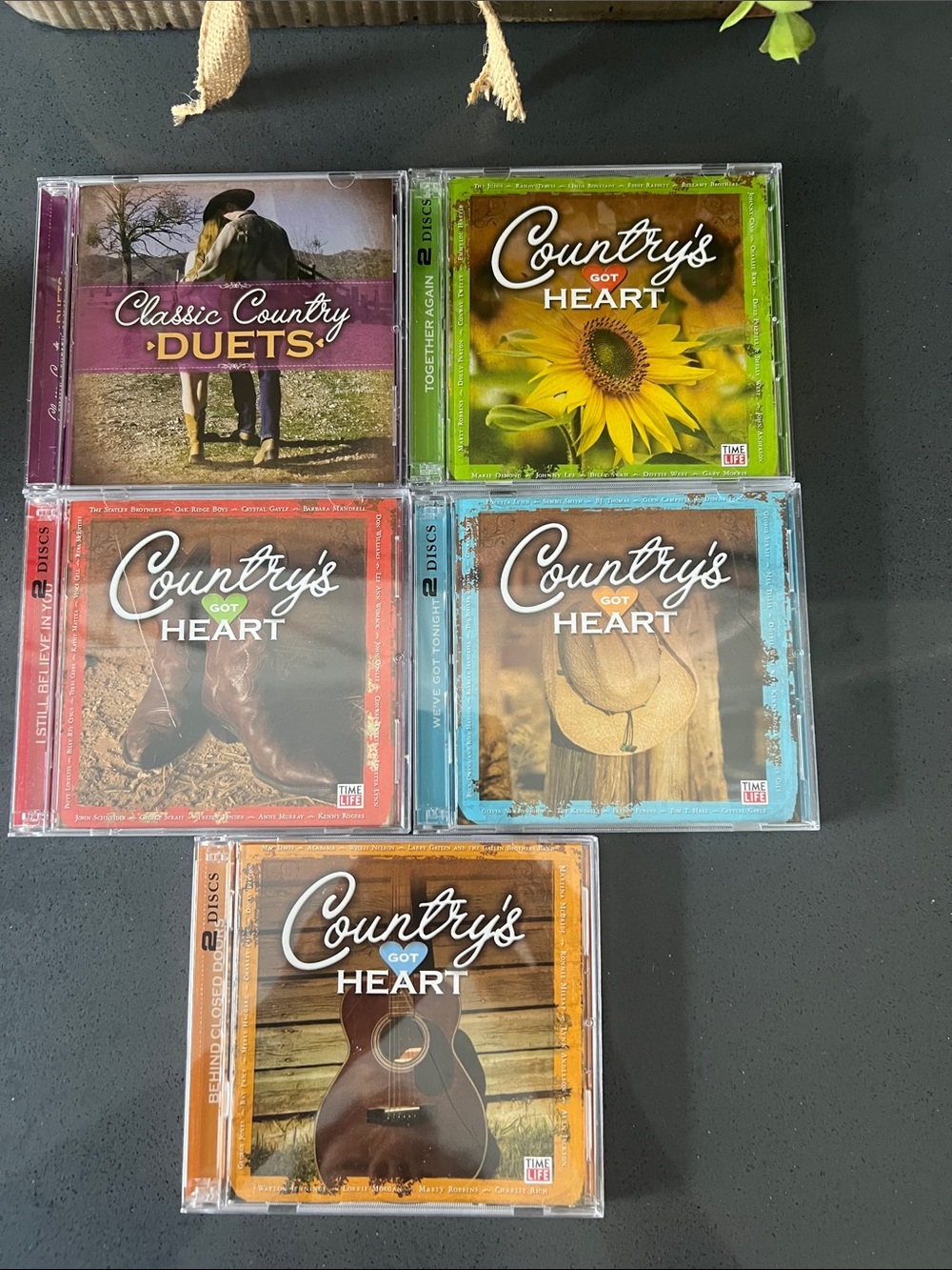Various Colors Country's Got Heart / Classic Country Duets CD Collection